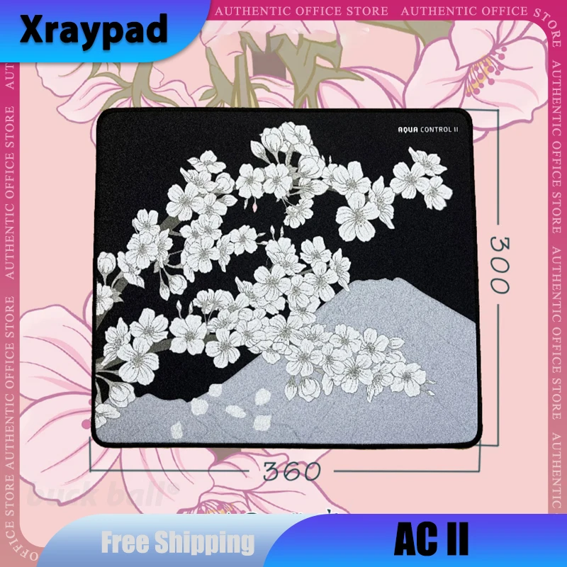 

X-Raypad AquaControl AC2 Gaming Mouse Pad Sakura Deskmat With Durable Stitched Edge FPS Csgo Rough Esports Game Keyboard Mat