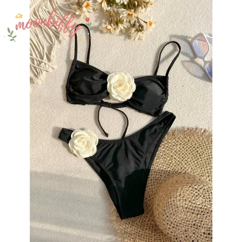 

Floral Sexy Bikinis Swimsuits Women Swimwear Push Up Female Beach Swim Wear Bathing Suits Brazilian Bikini Set Pool Bather