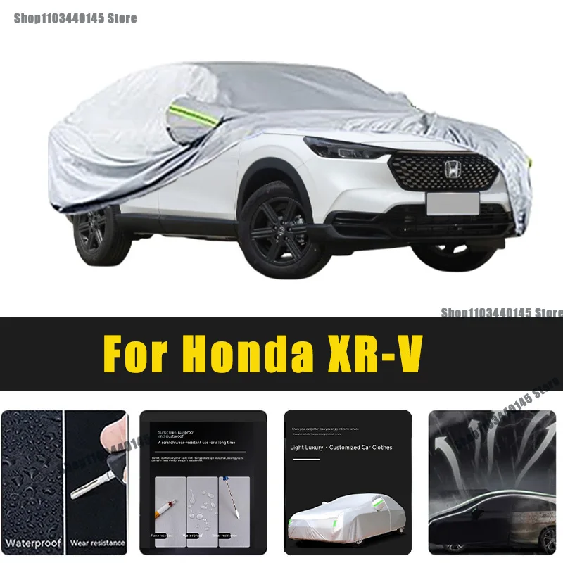 

Full Car Covers Outdoor Sun UV Protection Dust Rain Snow Oxford cover Protective For Honda XR-V Accessories