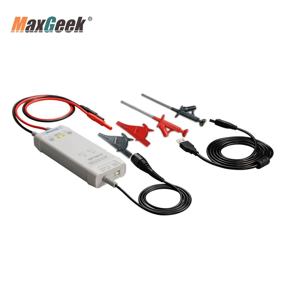 Maxgeek Micsig DP10013 1300V 100MHz High Voltage Differential Probe Features 50X/500X Attenuation Range