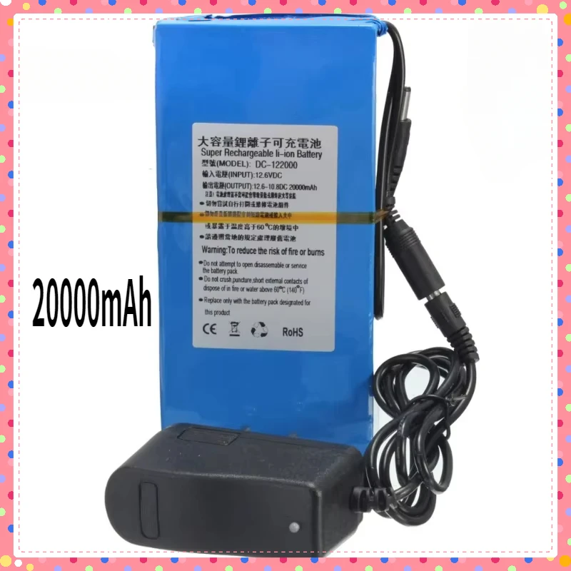 Polymer Lithium Battery 12V 20000mAh LED Solar Energy Storage Street Lamp Monitoring Motor Equipment Rechargeable Battery Pack