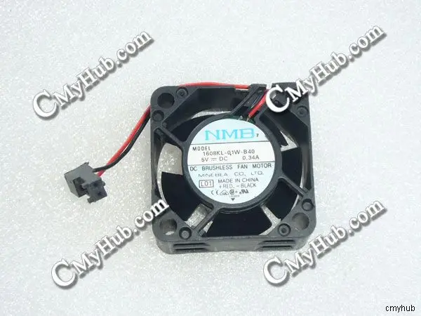 For NMB 1608KL-01W-B40 L01 DC5V 0.34A 4020 4CM 40MM 40X40X20MM 2pin Cooling Fan 1608KL-01W-B40