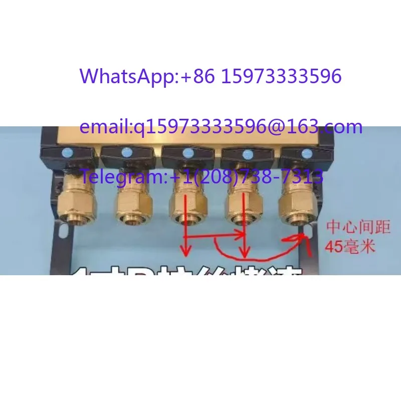 Anti-corrosion Copper Underfloor Heating Distributor Manifold For Floor Heating System Water Diversion Engineering Renovation