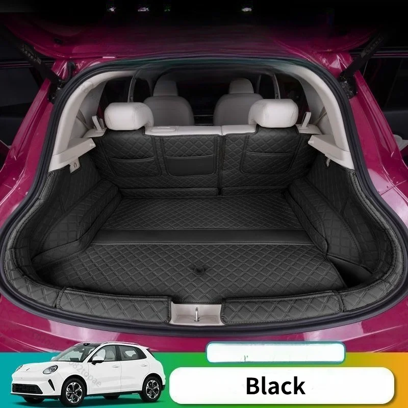 Car Trunk Mat Leather Special All-enclosed Main Pad Cargo Liner Interior Waterproof Tailgate Pad For GWM Ora 5 Accessories