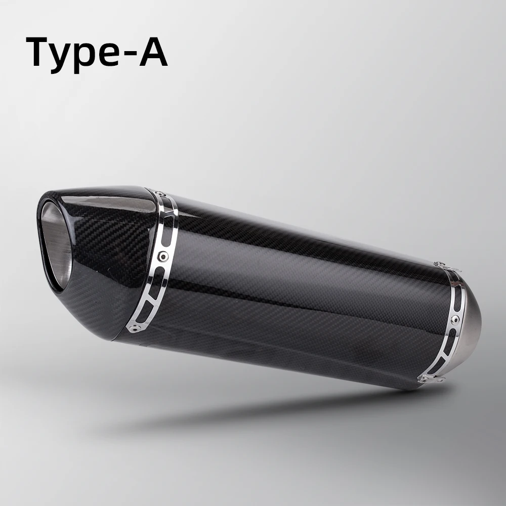 

51 мм глушитель выхлопа мотоцикла R77 выхлоп для S1000RR PCX125 MT09 MT07 R3 ZX4R ZX6R Z400 CBR500 150CC 200CC 300CC