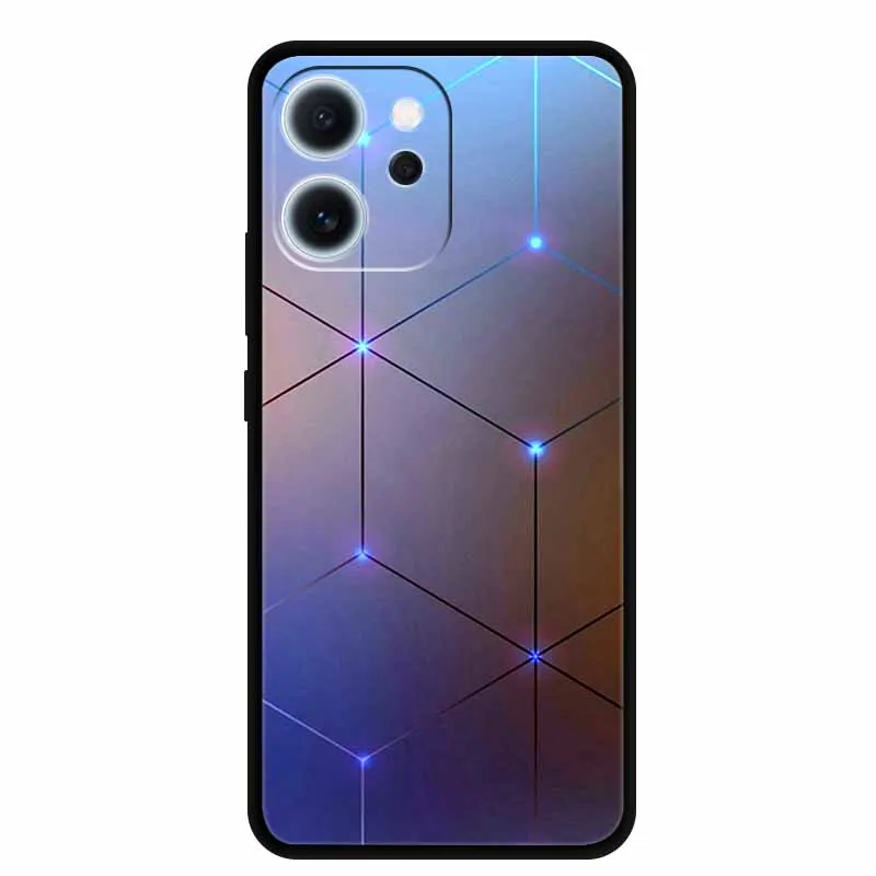Cartoon Case For Oppo Reno15 F 15F 15 F Back Phone Cover Silicone TPU Soft Protector Reno15F Coque Funda Capa Black Bumper Caese