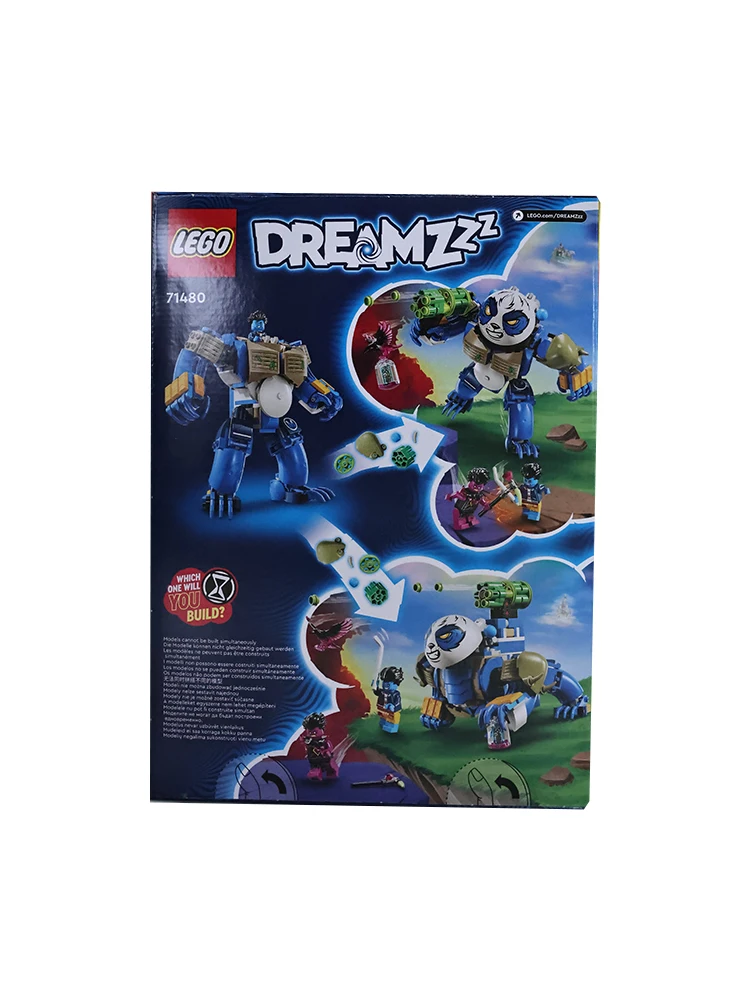 LEGO 71480 Dreamy Hunter Series Logan and Mighty Panda, Boys and Girls Puzzle Block Toys