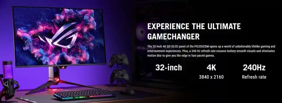 ROG-Gaming بشاشة IPS ، شاشة IPS سريعة ، بشاشة عرض 50 هرتز ، وHDMI ، وhdmi ، وhdr10 ، و 32 بوصة ، وdp Port ، وhdmi ، و 4K ، و HDR10 ، و 32 بوصة ،