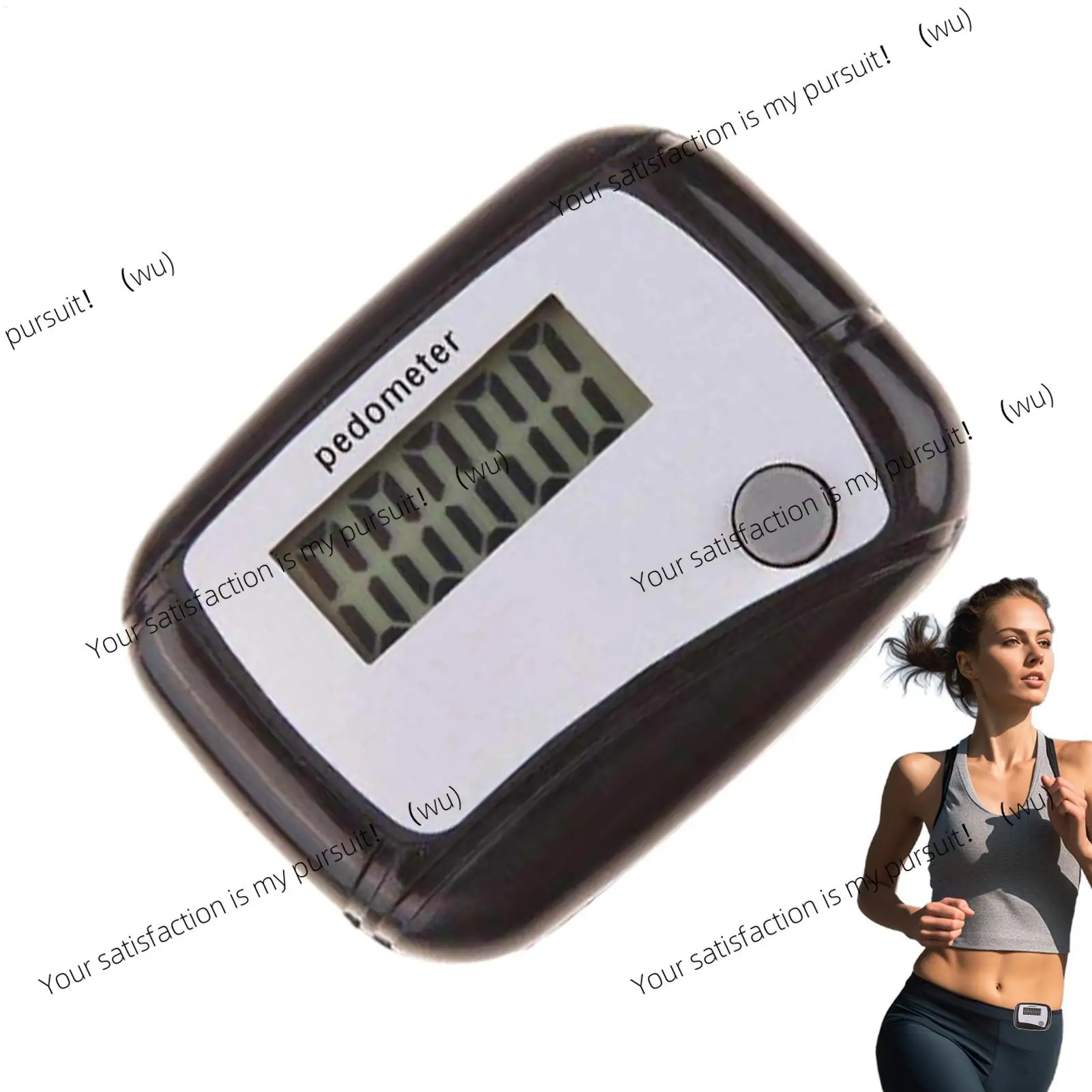 Pedometer for Walking Digital Fitness Sports Walk Meter Senior Steps Counter for Sports Running Training Hiking Backpacking