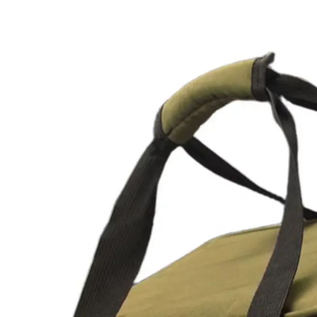 Large Capacity Green Waterproof Camping Cookware Bag With Adjustable Dividers For Outdoor Stove Utensils Storage Container Case