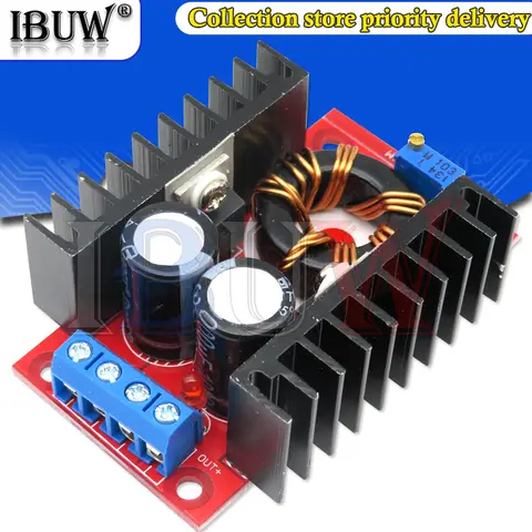 10-30V to 12-35V Step Up CV CC 150W 10A DC DC Boost Converter Car Power Supply LED Driver Charger Adjustable Voltage Regulator