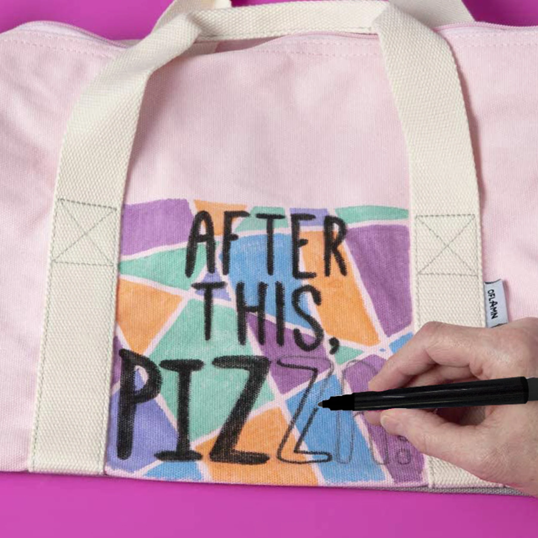 Яркие фломастеры для одежды, 20/24 цвета