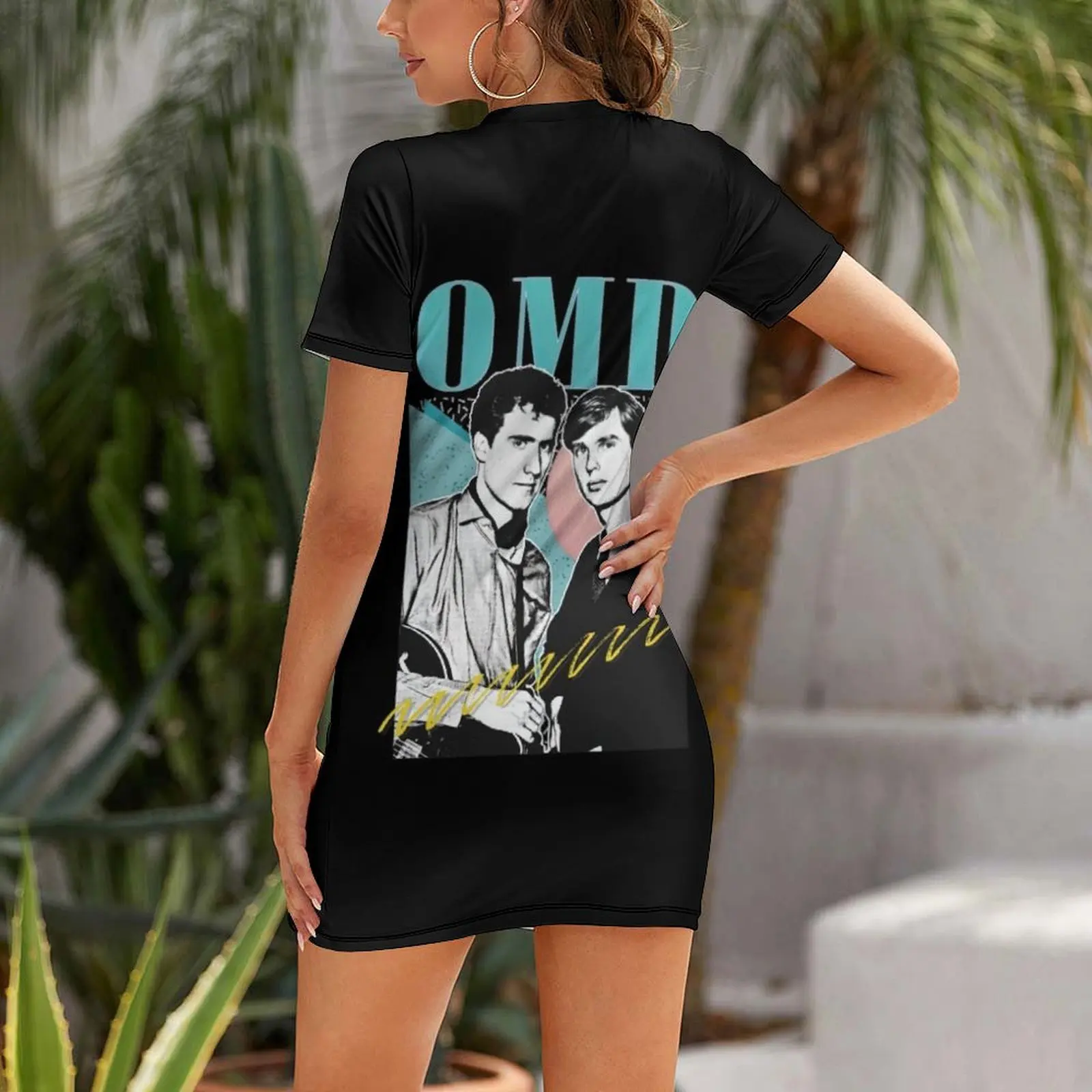 OMD Original Retro Tribute Short Sleeved Dress clothes beach dress