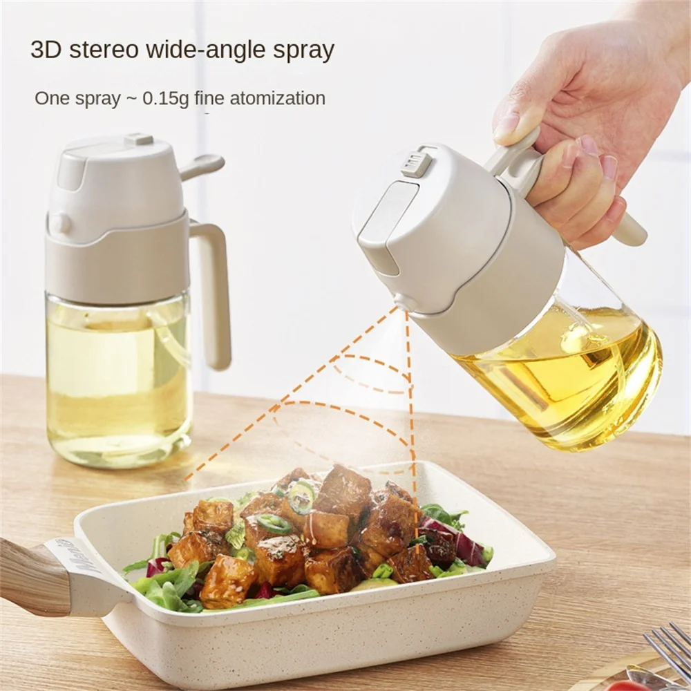 

Multifunctional Wide Angle Spray Bottle Automatic Opening And Closing Oil Pot Household Soy Sauce Vinegar Seasoning Bottle