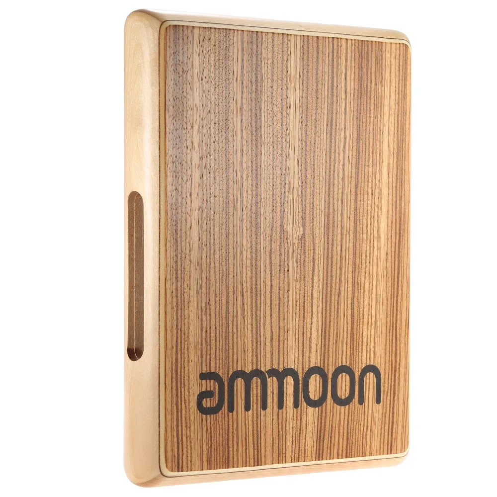 Compact Travel Cajon Flat Hand Drum Persussion Instrument 31.5 * 24.5 * 4.5cm Percussion Drum