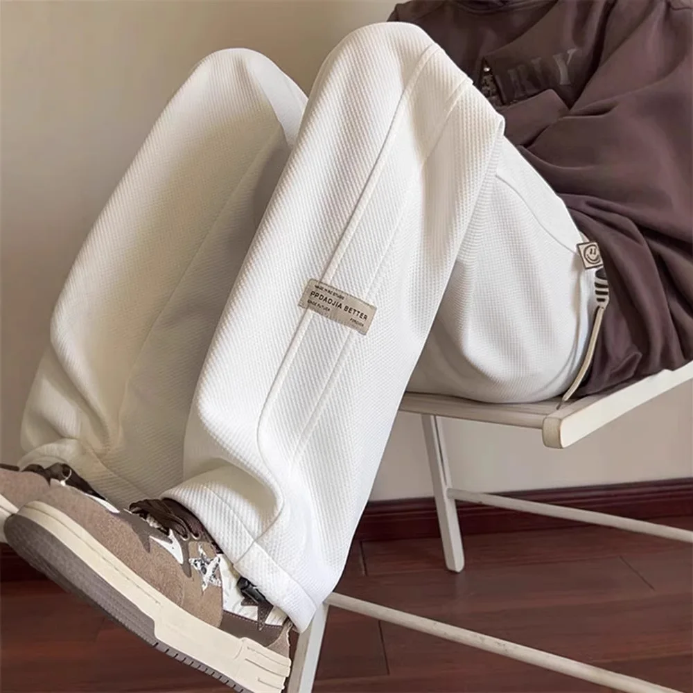 Casual Pants Men's Loose Spring And Summer Early Spring New Drawstring Sweatpants Sweatpants Trousers