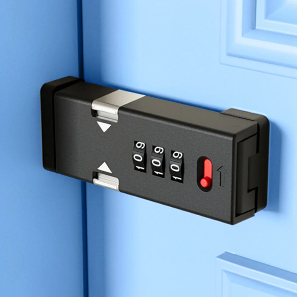Internal Door Privacy Latch Password Security Lock For Cabinet Wardrobe Hardware Easy Fit Modern Zinc Alloy Secure Locking Part