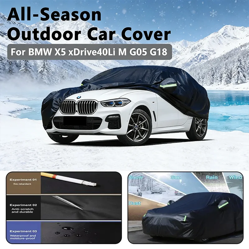 

Car covers for BMW X5 xDrive40Li M G05 G18 Outdoor Protection Full Car Covers Snow Cover Sunshade Waterproof Dustproof Exterior