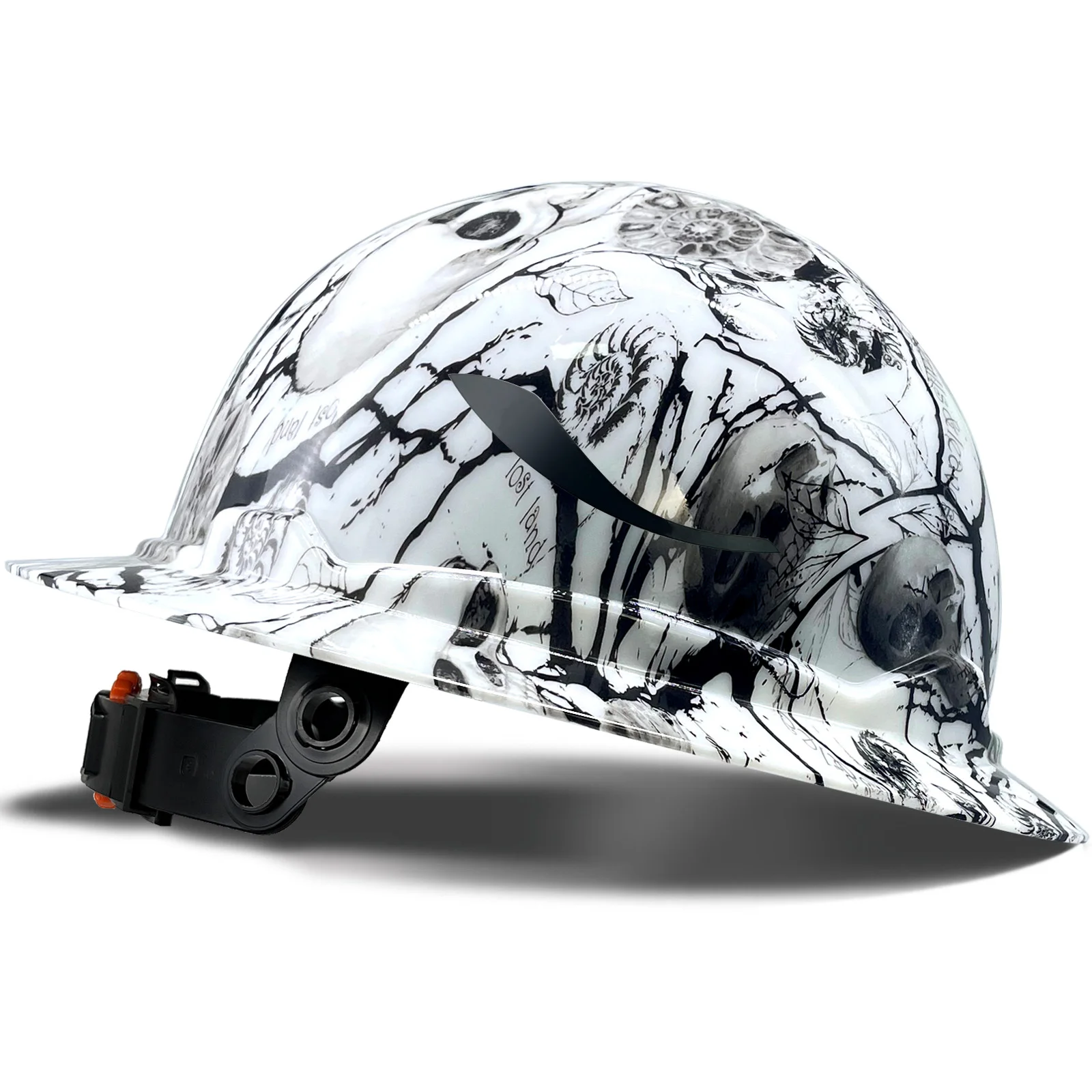 

SBD-G1E Full Brim Hard Hat Safety Helmet HDPE Industrial Class E Head Protection with Sunshade for Construction ANSI Certified