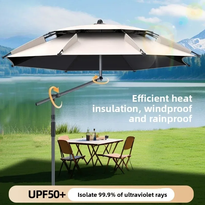 Fishing umbrella, outdoor leisure sun shade camping big fishing umbrella
