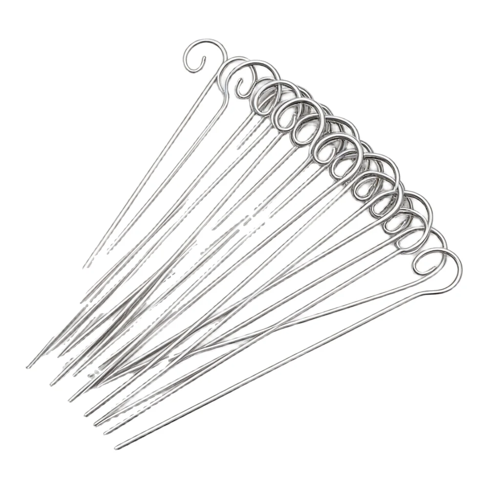 Label Display Rack Garden Sign Holder Garden Labeling Silver Easy Installation Rearrangeable For Potted Plants