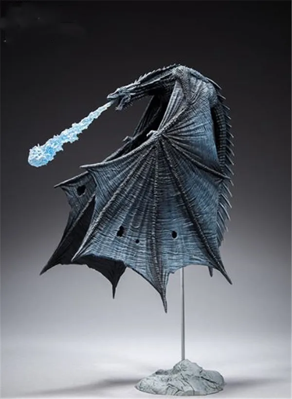 Figura de dragón de hielo Viserion Deluxe, juguetes coleccionables