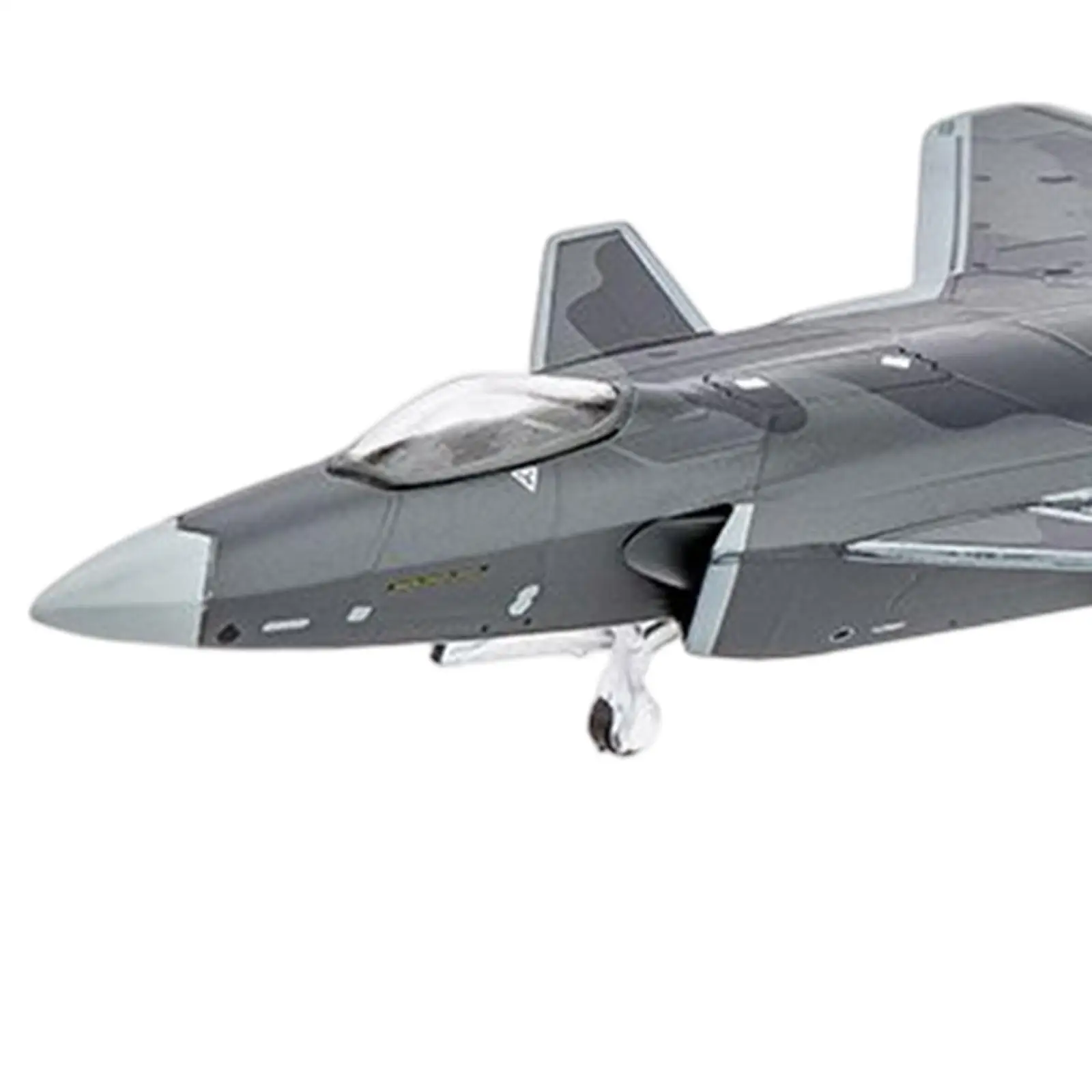 1/144 J20 Fighter Diecast Alloy Model Collection Gift Desktop Decoration Plane for Bookshelf Bedroom TV Cabinet Living Room Bar