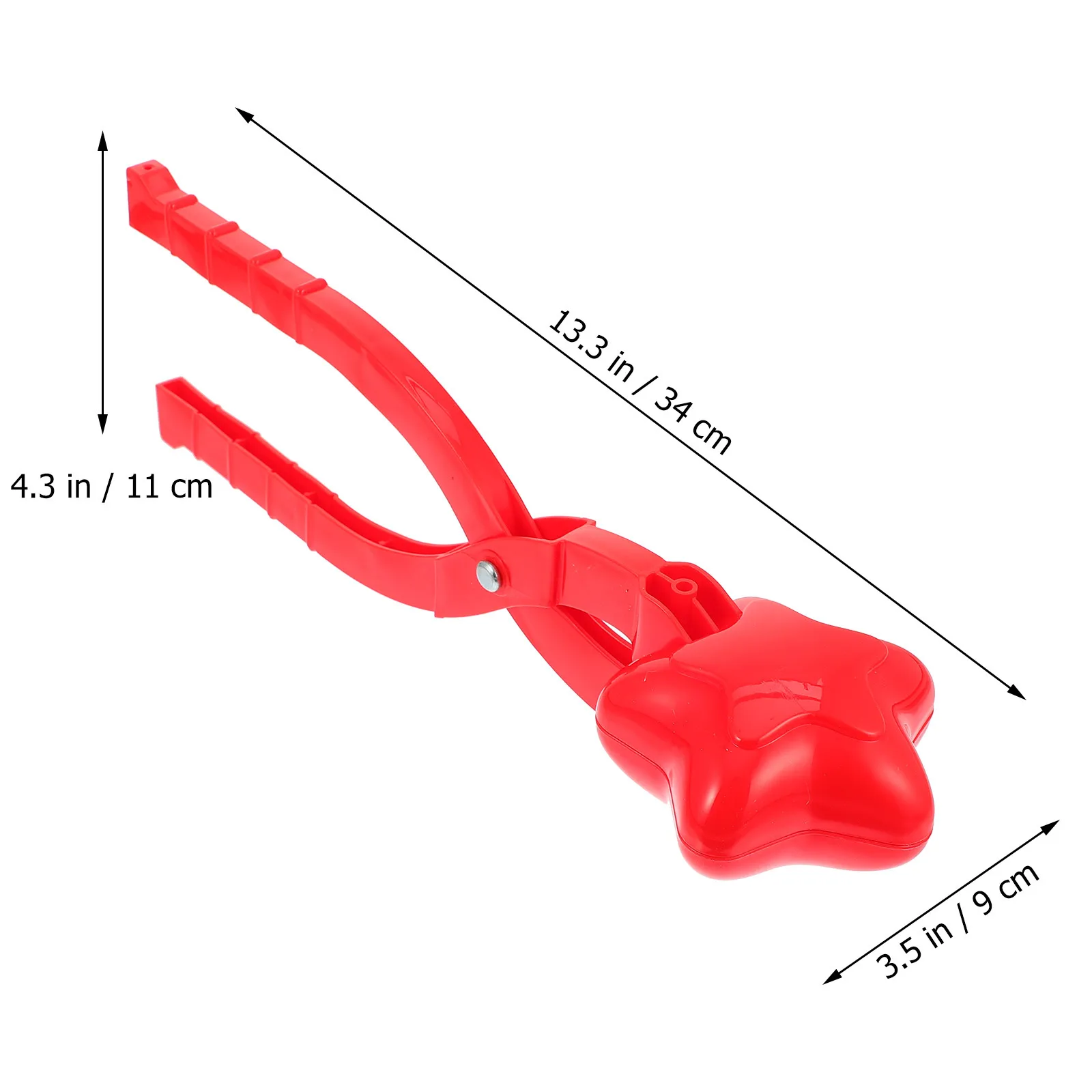 Clip para hacer niños, suministro de lucha al aire libre de invierno, práctico, duradero, mango de fácil agarre, fabricante rápido, herramienta de mezcla de barro y arena
