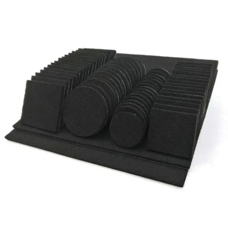 80/130pcs Mobili Sedia Tavolo Leg Autoadesivo Feltro Pavimento In Legno Protector Pad