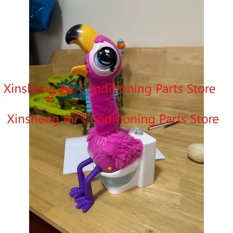 Flamingo who can sit and shit Internet celebrity explosion Electric animal sound toy