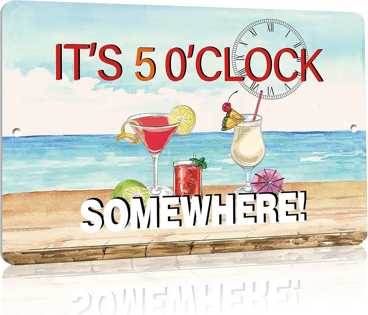 Y1,Unique Metal Wall Decor for Home, Bar, Diner, Pub, 12x 8 Inches,Fun Kitchen Decor, Unique Drinking Sign, Funny Bar Signs, Vin