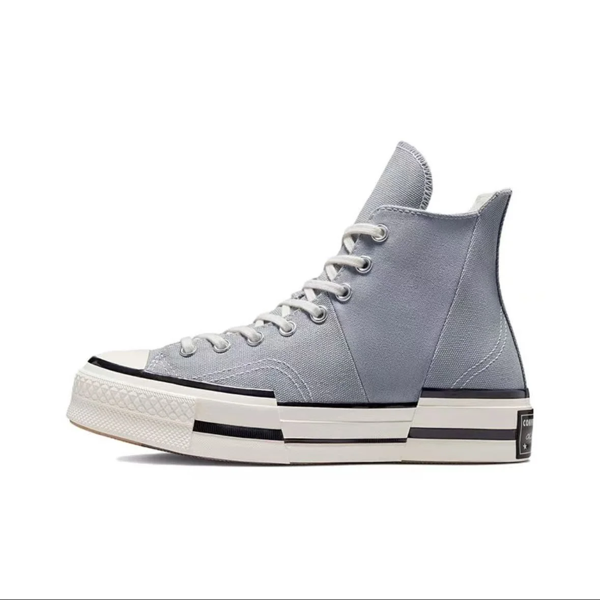 Converse Chuck 70 Plus Chuck Taylor Men and Women High Casual Shoes Skateboard Sneakers Canvas Shoes Light Blue