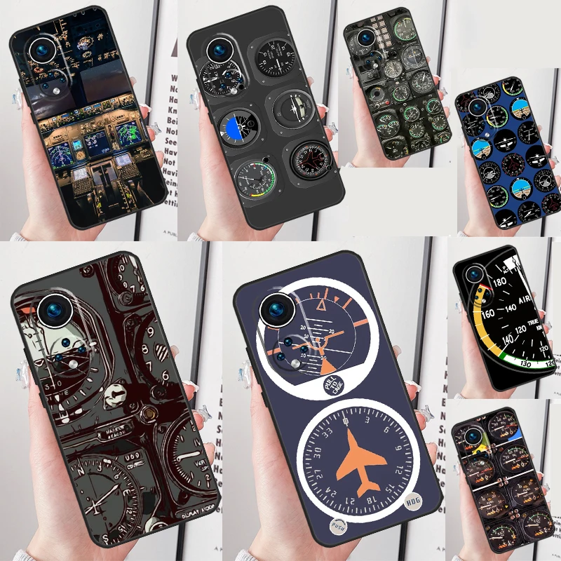 Flight Instruments Case For Honor 200 Pro 50 70 90 Lite X9a X8a X8 X9 X8b X9c X9b Honor Magic 6 5 7 Pro Cover