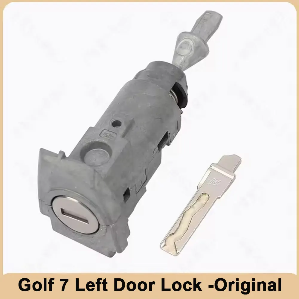 

Car Central Door Lock For Volkswagen Golf 7 8 Tooth Lock with Key Front Left car lock