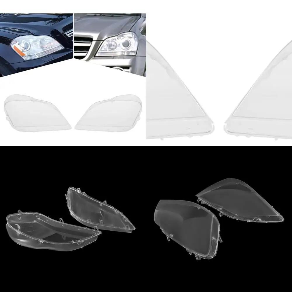 

Замена крышки автомобильных фар для Mercedes-Benz GL-Class X164 GL450 GL500 2007-2012, 1 пара прозрачных крышек для линз фар, Placeme