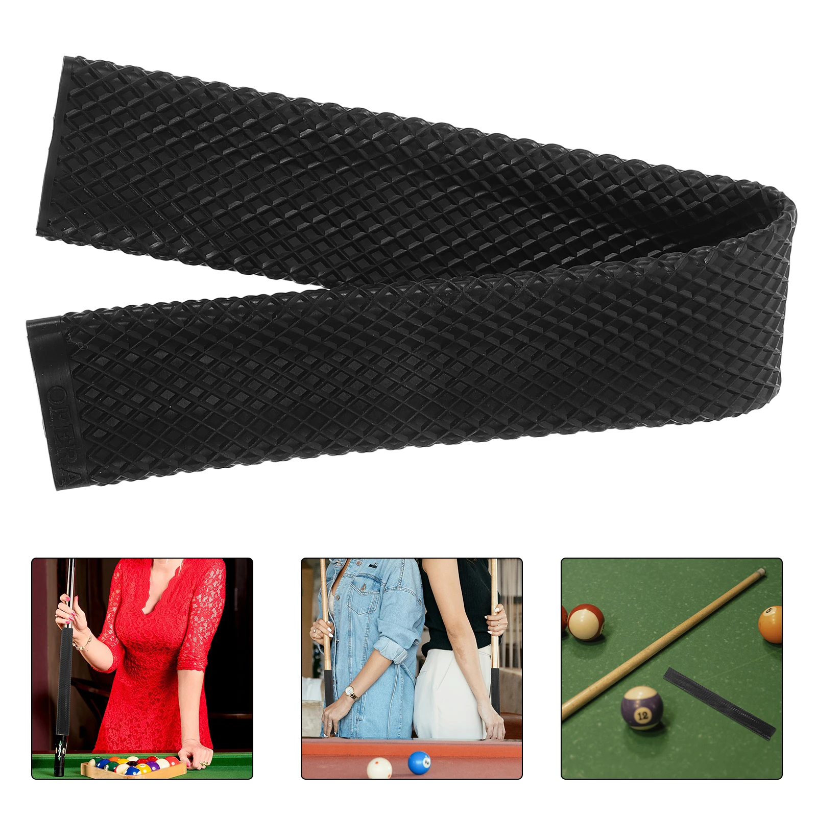 

Pool Cues Silicone Covers Black Protective Rubber Sleeves Anti Slip Billiard Rod Accessories Golf Grips Club Covers