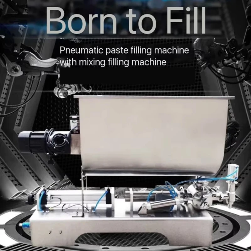 آلة خلط وتعبئة المعجون شبه الأوتوماتيكية عالية الجودة من PBOBP مع حجم تعبئة دقيق #1