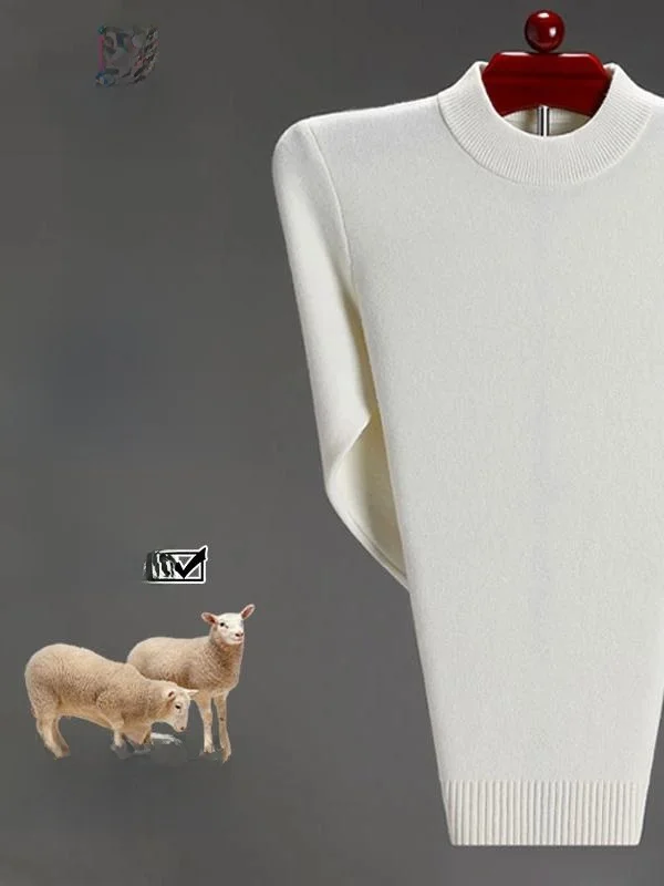 

Мужской вязаный свитер Pierre Cardin Thiened Camere с высоким воротником, шерстяной базовый слой, зимний модный стиль, длинный рукав