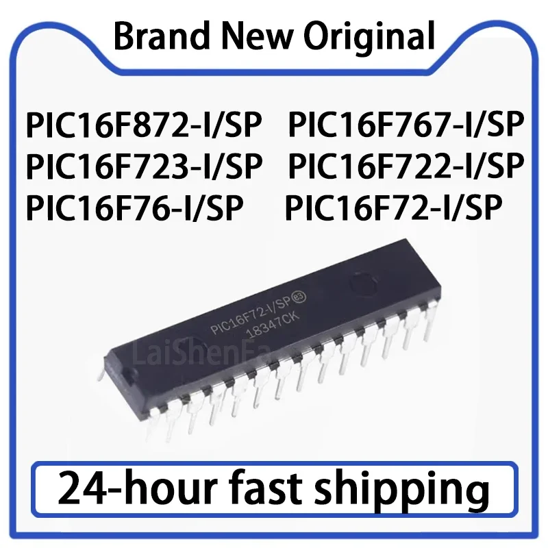 1PCS PIC16F872-I/SP PIC16F767-I/SP PIC16F723-I/SP PIC16F722-I/SP PIC16F76-I/SP PIC16F72-I/SP DIP28 Micro Controlador