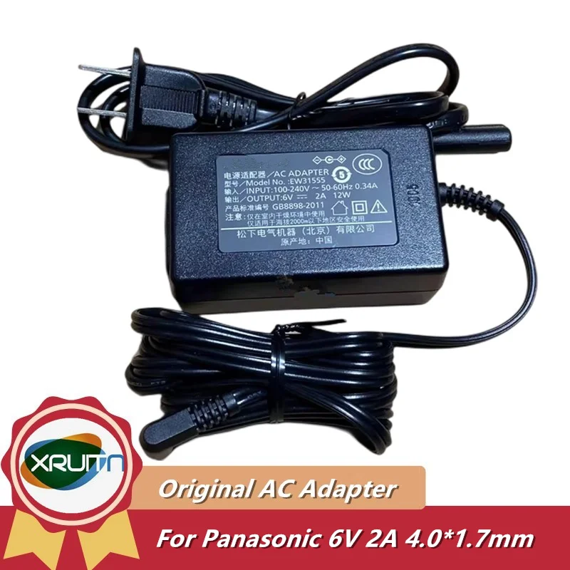 

Genuine EW31555 6V 2A 12W AC Adapter Charger For Panasonic EW3153 Blodd Pressure Monitor Power Supply Adaptor