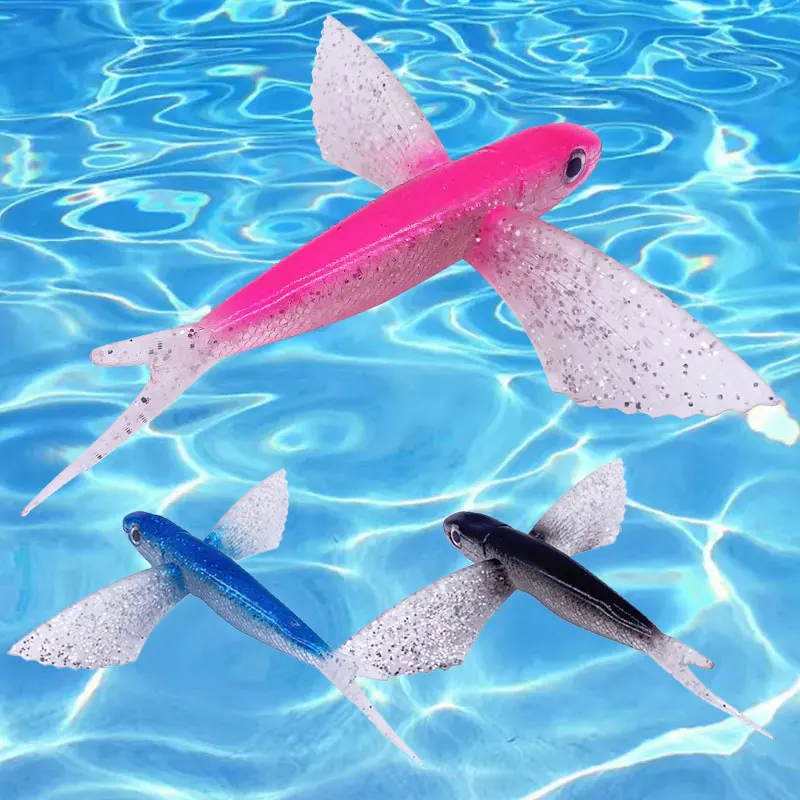 AS Soft Lure Tuna Bait Fly Fish Bait 17cm21cm Octopus Boat Sea Fishing PVC Rubber Artificial Soft Bait Trolling Leurre