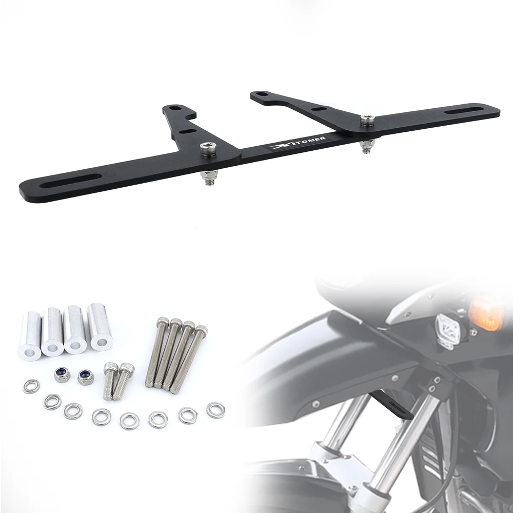 

Motorcycle Steel Auxiliary Light Mounting Bracket Front Pod Light Mount F650GS/Dakar 2000-2006 2007 G650GS G650GS Sertao For BMW
