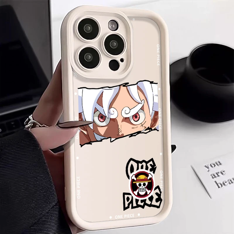 New One Piece Luffy Zoro Nami Silicone Case For iPhone 15 14 13 12 11 Pro Max XS XR X 7 8 Plus SE Bumper Soft Protectiou cover