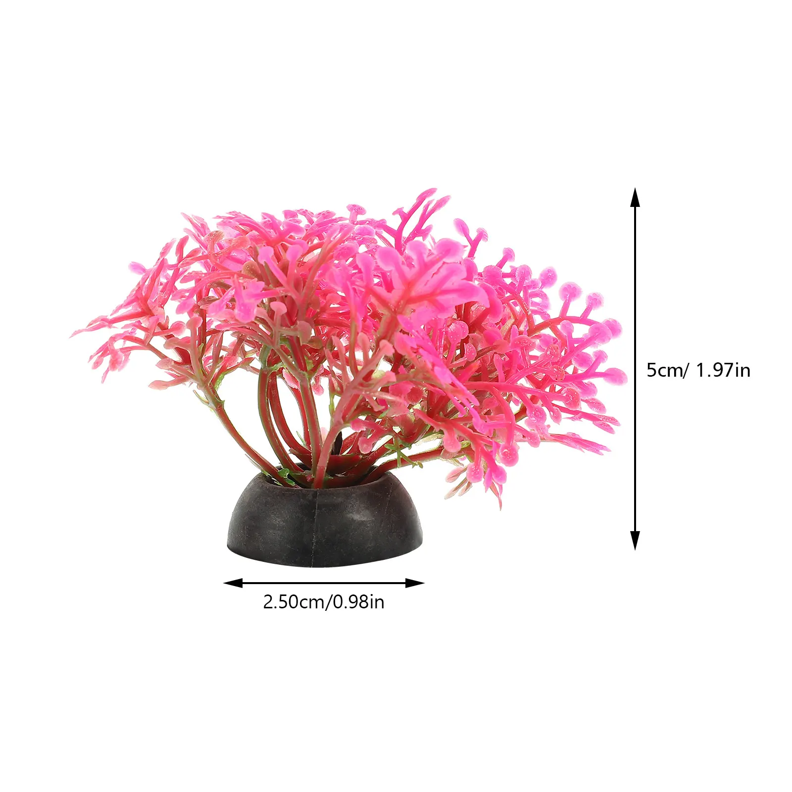 

20Pcs Aquatic Water Grass Plastic Aquarium Plants Fake Fish Tank Decorations Betta Fish Tank Plants Landscape Accessories