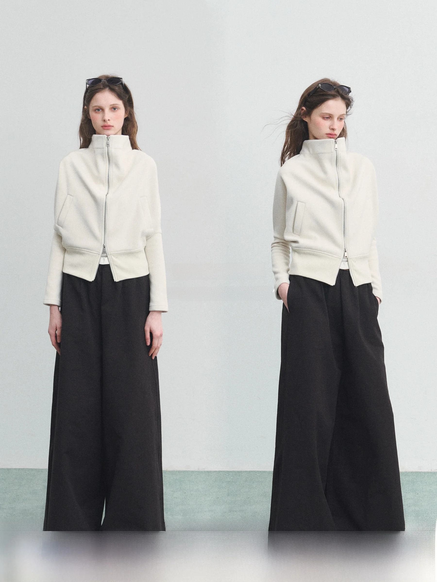 

Современная молодежная модная утепленная куртка-свитшот с двойной молнией и вязаными элементами для путешествий, весенняя верхняя одежда