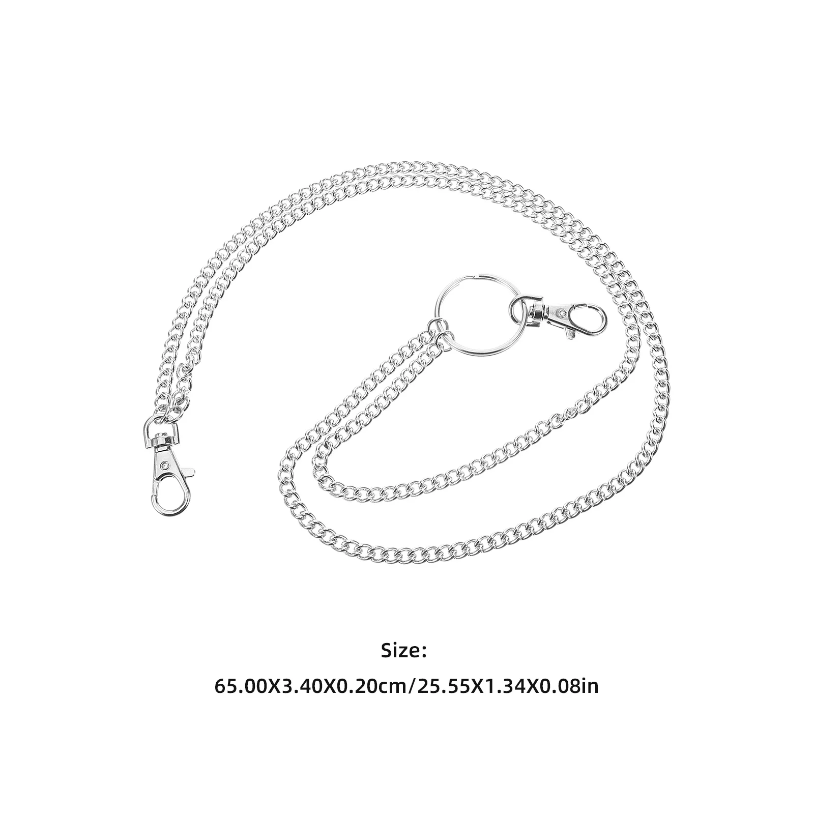 Chaîne de pantalon multicouche élégante pour chaîne de portefeuille en métal chaînes de Jean décoratives accessoires Punk pour tenue