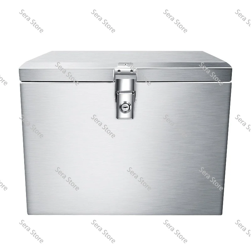 Factory Direct Popular Large-capacity Stainless Steel New Tailbox, Motorcycle Trunk, Battery Car Universal Toolbox, Storage Box