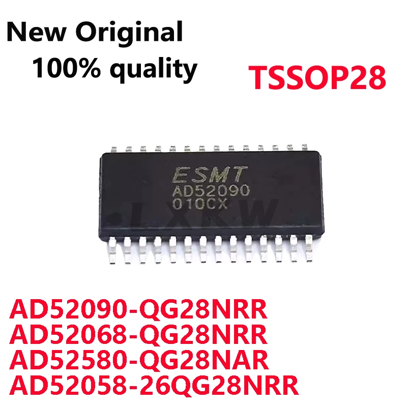 5/PCS New Original AD52090-QG28NRR AD52068-QG28NRR AD52058-26QG28NRR AD52580-QG28NAR TSSOP28 Audio power amplifier chip In Stock