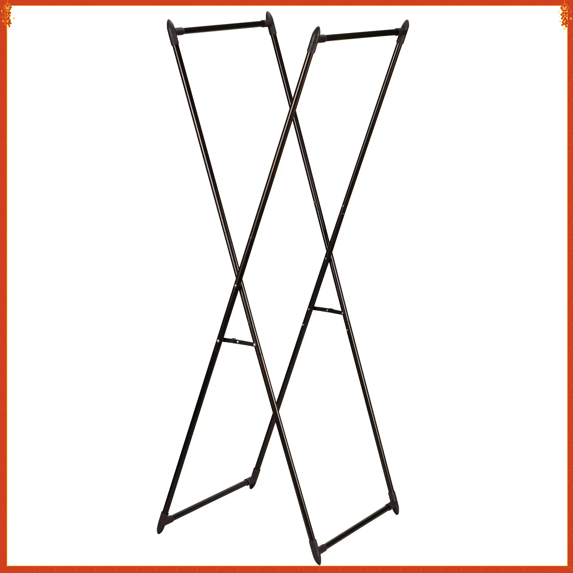 

(2-Pack) 10-Compartment Hanging Closet Organizer Fabric 16"Wx12"Dx48"H, 2-in-1 Design Multi-Purpose Storage