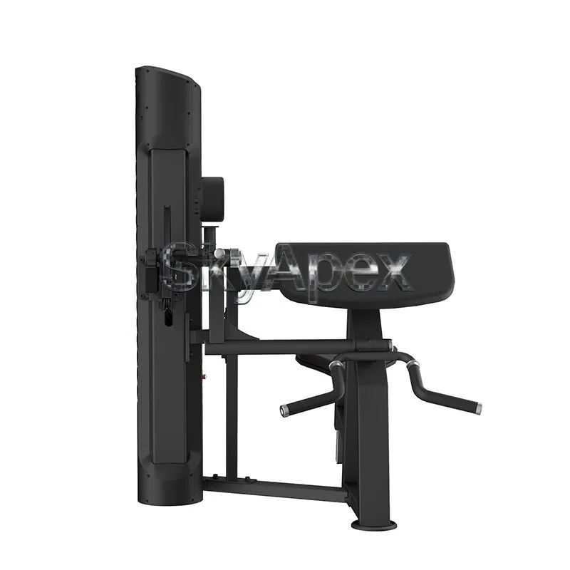 Dual Purpose Seated Commercial Arm Machine Biceps Curl Triceps Pushdown Trainer Fitness Gear for Gym Upper Arm Muscle Workout